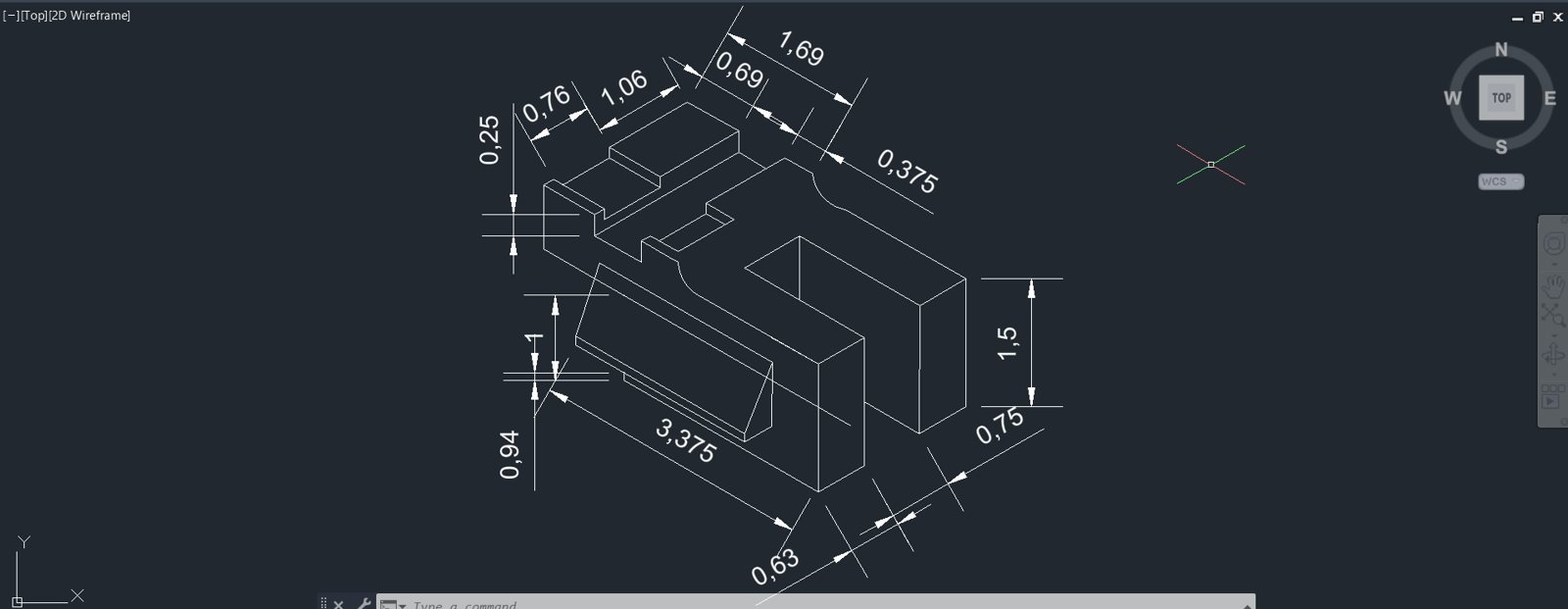 Machined Bracket Drawing — 3D model by Model Craft 3D
