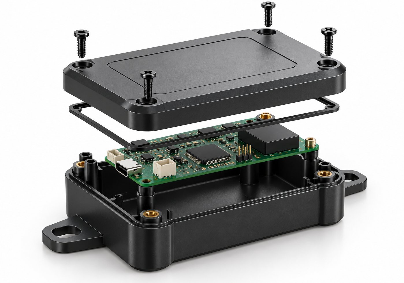 Exploded View of Electronics Enclosure — 3D model by Model Craft 3D