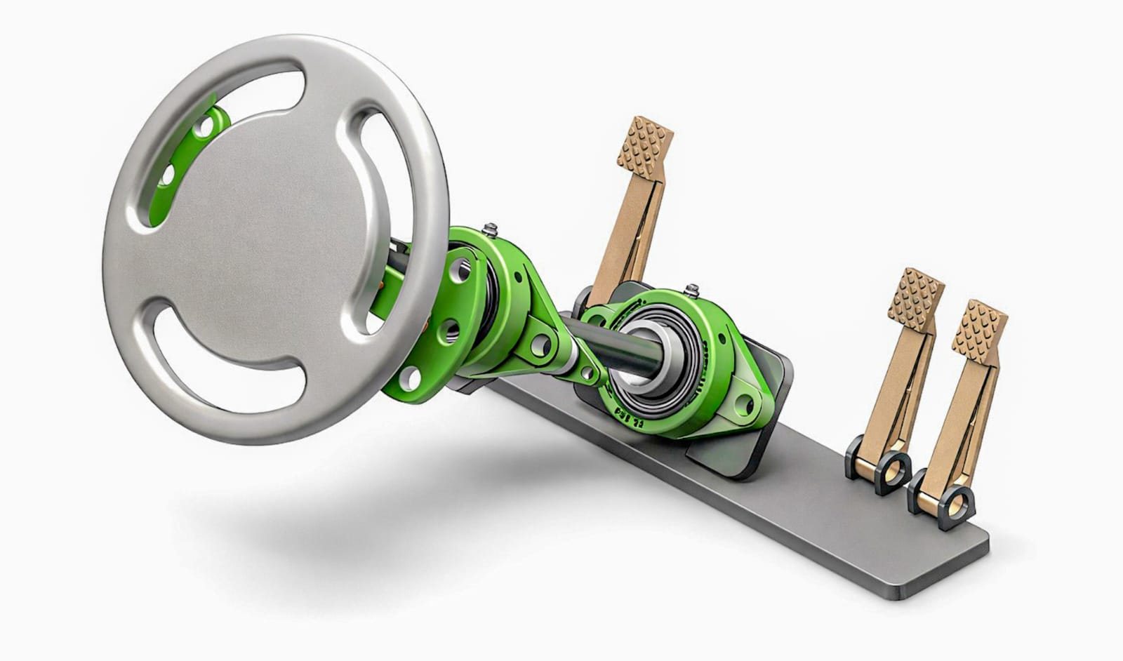 Steering Wheel Assembly — 3D model by Model Craft 3D
